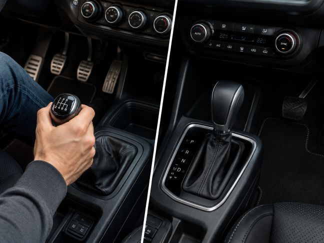 Manual and automatic gearbox comparison for South East hire cars